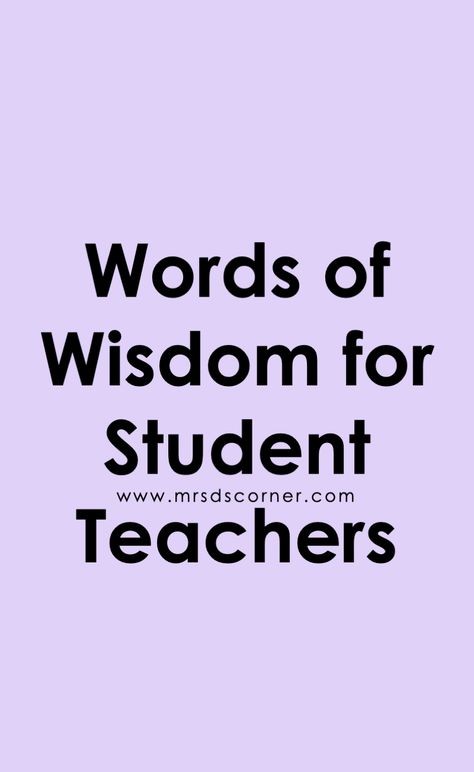 Words of wisdom for student teachers. Learn more Mrs. D's Corner. Wc Ideas Downstairs Loo, Wc Ideas, Special Education Elementary, Downstairs Loo, First Year Teachers, Kindergarten Teaching, Teaching Inspiration, Best Advice, Student Teacher