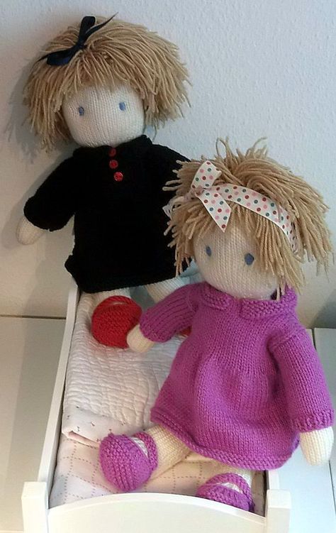 Knitted toys Knitting Dolls Free Patterns, Knitted Dolls Free, Knitted Doll Patterns, Knitted Toys Free Patterns, Knitting Toys, Dress And Shoes, Doll Knitting, Knitted Items, Knitting Patterns Toys