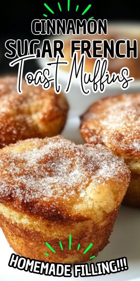 Cinnamon Sugar French Toast Muffins Cinnamon Sugar French Toast, Delicious French Toast Recipe, Muffin Flavors, French Toast Muffins, Lemon Brownies, Cozy Weekend, Simple Muffin Recipe, Homemade Muffins, French Toast Easy