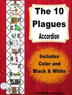 10 Plagues Accordion Color & Black & White Download #Biblefun #OTBiblelesson  #12questionsmemphis Moses Crafts, Bible Preschool, Awana Crafts, Scripture Crafts, Gospel Project, Awana Cubbies, Bible Homeschool, Kids Church Activities, 10 Plagues