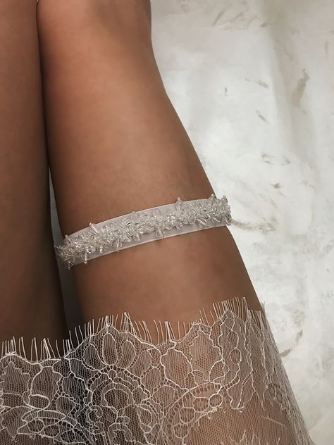 Robes For Bride, Garter For Wedding, Lingerie For Bride, White Garter, Crystal Garter, Pink Garter, Rhinestone Garter, Glitter Bridal Shower, Bridal Garters