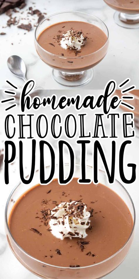 Homemade Chocolate Pudding Recipe, Chocolate Pudding Dessert, Pudding Recipes Homemade, Chocolate Pudding Desserts, Chocolate Pudding Recipe, Homemade Chocolate Pudding, Chocolate Pudding Recipes, Chocolate Pie Recipes, Homemade Pudding