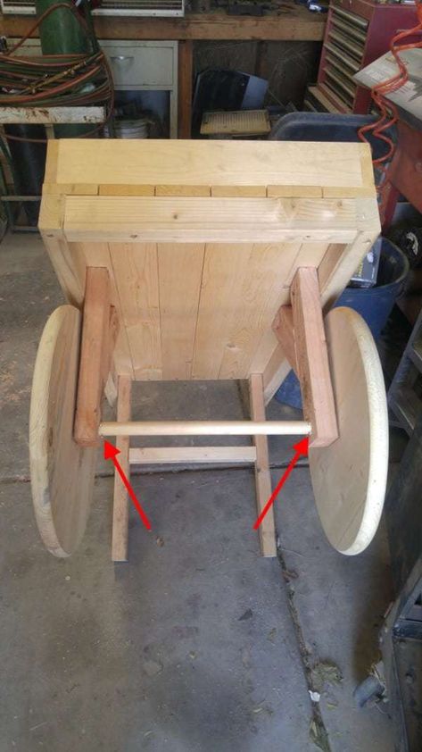 DIY Wooden Peddlers Flower Cart - Rustic, Farmhouse, Versatile for holidays & Year-round! Wooden Wheelbarrow, Italian Bedroom Furniture, Wooden Cart, Wooden Wagon, Flower Cart, Furniture Logo, Wood Screws, Old Wood, Diy Wood Projects