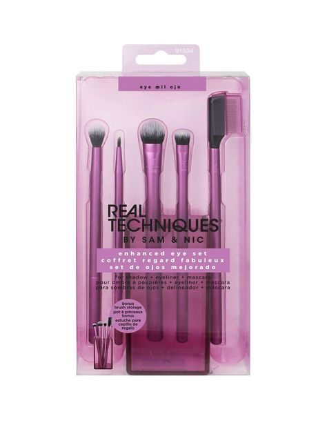 Real Techniques Setting Brush, Real Techniques Brushes, Shading Brush, Alat Makeup, Cream Eyeliner, Eye Brushes Set, Blending Tools, Makeup Brush Kit, Real Techniques