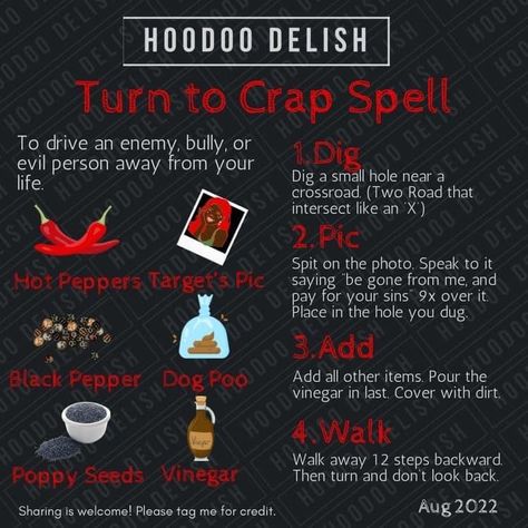 Hoodoo Curse Spell, Hoodoo Rituals, Kitchen Spells, Magical Affirmations, Spiritual Nutrition, Hoodoo Delish, Granny Witch, Banishing Spells, Hoodoo Conjure Rootwork