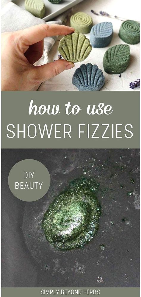 Incorporate shower fizzies into your homemade beauty products collection for an enhanced shower experience. Acting as essential oil diffusers, they provide therapeutic benefits and relaxation in just 15 minutes. Learn the simple steps to use them effectively. Find more Natural Remedies, DIY Health, and Green Living solutions at simplybeyondherbs.com. Shower Steamers Diy, Diy Natural Beauty Recipes, Easy Sugar Scrub, Shower Fizzies, Shower Tablets, Menthol Crystals, Natural Beauty Recipes, Natural Beauty Diy, Homemade Beauty