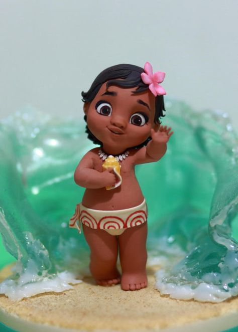 Baby Moana by Cesare Corsini Moana Wallpaper, Moana 2016, Moana Birthday Cake, Festa Moana Baby, Moana Bebe, Bolo Moana, Moana Cake, Baby Moana, Moana Theme