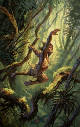 ERBzine 0492: Jungle Tales of Tarzan: St. John Art Tarzan Illustration, Pulp Comics, Tarzan Of The Apes, Pulp Adventure, Edgar Rice Burroughs, Pulp Art, Dark Horse Comics, In The Jungle, Fantasy Artist