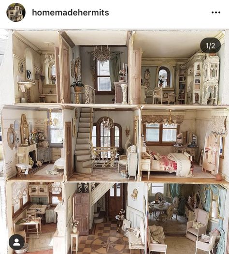 Beacon Hill Dollhouse, French Doll House, Dollhouse Miniature Tutorials, Doll House Plans, Dolls House Interiors, Beacon Hill, Realistic Dolls, Dream Doll, Interior Concept