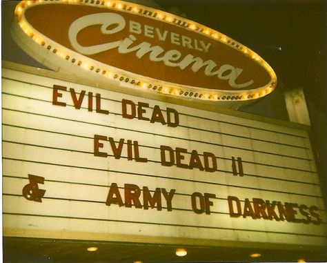 Evil Dead Ash Evil Dead, Evil Dead 1981, The Evil Dead, Ash Williams, Movie Marquee, Army Of Darkness, Tony Danza, Spooky Movies, 80s Horror