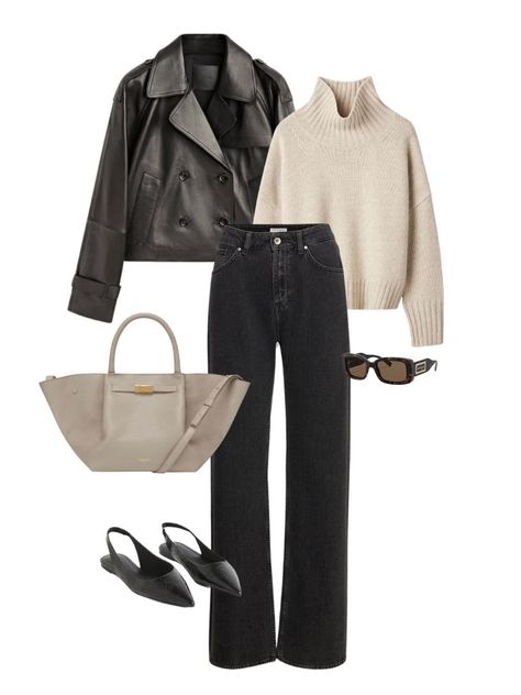 Black Jeans Fall Outfit, Spring Summer Capsule Wardrobe, Cropped Trench Coat, Trench Coat Outfit, Coat Outfit, Mobile Web, Quiet Luxury, Coat Outfits, Looks Vintage