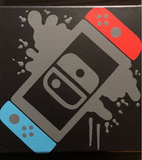 Nintendo Switch Video Game Controller Painting, Video Game Art, Hand Painted, Custom Colors,Custom W  #Art #ColorsCustom #Controller #Custom #Game #Hand #Nintendo #painted #Painting #Switch #Video, Check more at https://paintingideas.club/nintendo-switch-video-game-controller-painting-video-game-art-hand-painted-custom-colorscustom-w/paint-ideas-on-canvas/ Controller Painting, Game Controller Art, Video Game Decor, Painting Video, Video Game Rooms, Video Game Controller, Gamer Room, Gaming Decor, Game Room Design