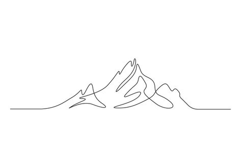 Line Drawing Mountain, Mountain Drawing, One Line Drawing, Tree Saw, Wedding People, Heart Tree, Cityscape Photos, Logo Banners, Nature Backgrounds