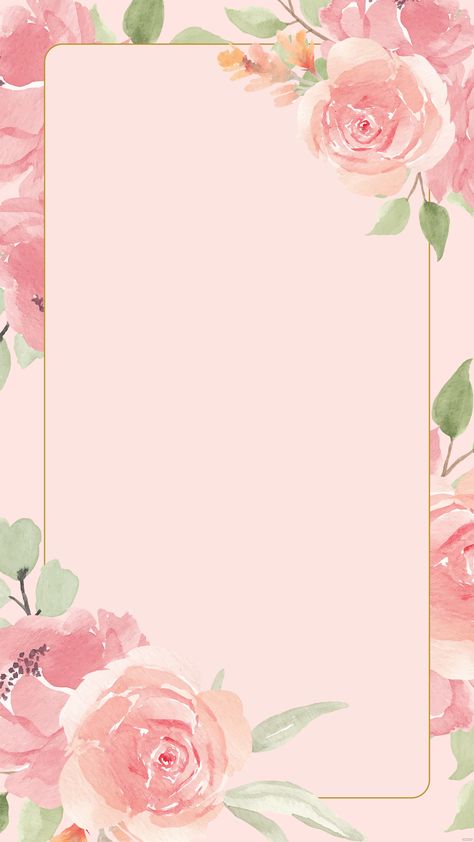 Invitation Card Design Templates Pink, Floral Invitation Background, Floral Background Pink, Flora Background, Pink Floral Border, Pink Floral Invitation, Flowery Background, Legacy Design, Diy Paper Wall Hanging