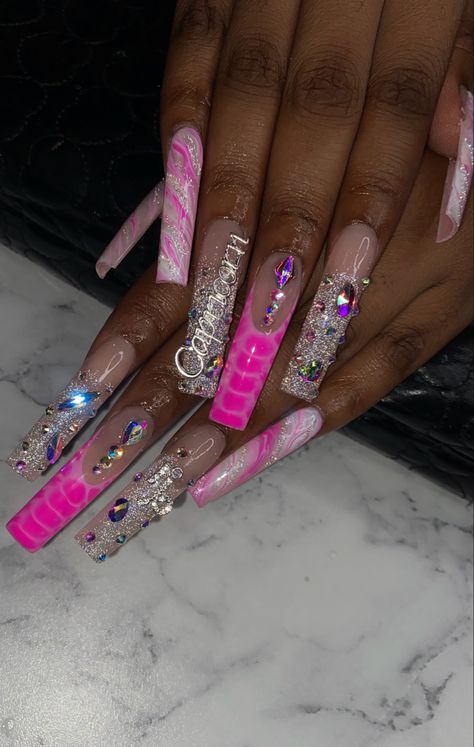 Freestyle Gel X Birthday Nails For Capricorn, Pink Capricorn Nails, Birthday Nail Set Ideas Capricorn, Capricorn Birthday Nails Acrylic, Birthday Nails Capricorn, Nails Capricorn, Capricorn Nails Acrylic, Capricorn Birthday Nails, Capricorn Nails Designs