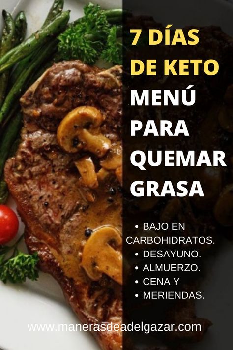 Menú de la dieta cetogénica de 7 días para que los principiantes pierdan 10 libras Platillos Keto, Cenas Keto, Desayunos Keto, Keto Menu Plan, Cena Keto, Vegan Keto Diet, Desayuno Keto, Comidas Keto, Easy Keto Meal Plan