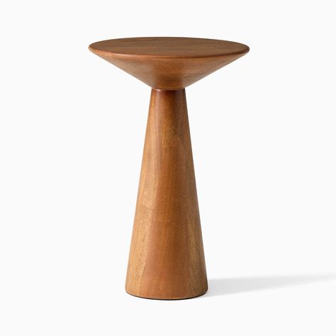 Buy Meyer Wooden Drink Tables 18" from West Elm | Spacejoy Drink Tables, Minimalist Side Table, Lighting Trends, Furniture Trends, Color Cafe, Furniture Side Tables, Drink Table, Modern Side Table, Outdoor Dining Furniture