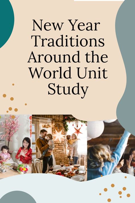 Did you know not everyone celebrates the new year on January 1? In fact, there are lots of differences across the globe. Prepare to dive in with a book list, fun facts, activities, snacks, videos, and a printable workbook. Also, this unit study can be used and adapted for all elementary grades, PreK-5. Snacks Videos, New Year Traditions, New Years Celebration, Traditions Around The World, New Years Traditions, Celebration Around The World, Books To Read Nonfiction, Unit Studies, Free Homeschool