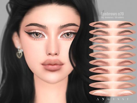 Sims 4 Natural Eyebrows, Sims 4 Eyebrows Cc Alpha, Ts4cc Eyebrows, Sims4 Cc Makeup Eyebrows, Sims4 Brows, Sims Resource Makeup, Eyebrow Sims 4 Cc, Sims Resource Eyebrows, Sims 4 Cc Makeup Eyebrows