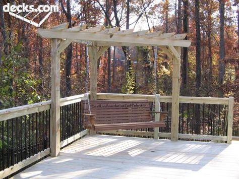 Pergola Deck, Pergola Decorations, Corner Pergola, Small Pergola, Cheap Pergola, Pergola Swing, Building A Pergola, Pergola Lighting, Pergola Attached To House