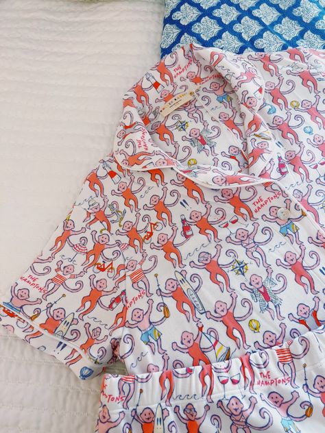 Cute Roller Rabbit Pjs, Preppy Pjs, Roller Rabbit Pajamas, Cute Pjs, Monkey Print, Cute Pajama Sets, Pajama Outfits, Roller Rabbit, Cute Pajamas