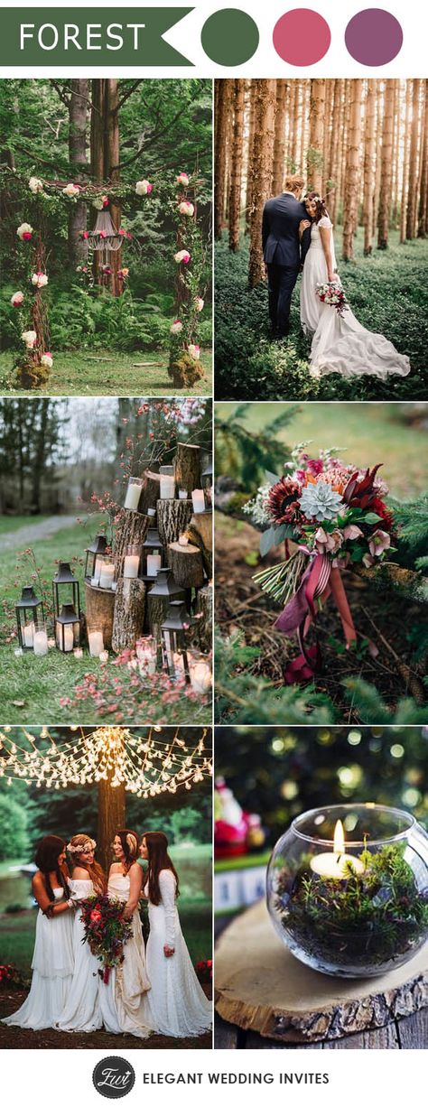 whismical forest and woodland wedding inspiration for 2017 Woodland Wedding Inspiration, Woodland Wedding, Forest Wedding, Wedding Wishes, Wedding Planners, Wedding Color Schemes, Wedding Themes, Wedding Trends, Wedding Bells