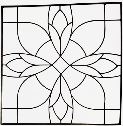 Free Stain Glass Patterns Printables Templates, Stained Glass Square Patterns, Stained Glass Suncatchers Pattern, Square Stained Glass Patterns, Simple Stained Glass Patterns Free Printable Templates, Vitray Art, Stained Glass Mosaic Patterns, Diy Stained Glass Window, Glass Painting Patterns