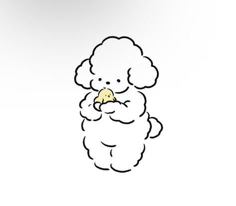 Poodle Drawing, Toy Poodle Puppies, Poodle Puppies, Poodle Puppy, Poodle Dog, Toy Poodle, Drawing Inspiration, Chibi, Doodles