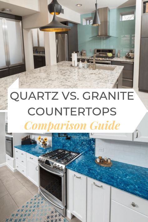 Popular Granite Countertops, Both Sides Of The Story, Quartz Countertops Cost, Cost Of Granite Countertops, Best Countertops, Glazed Kitchen Cabinets, Countertop Inspiration, Small Full Bathroom, Types Of Granite