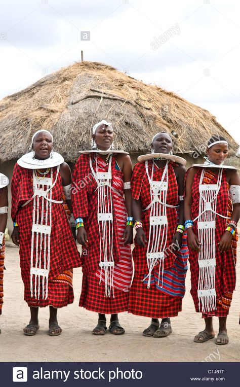 Kenyan Clothing, Masai Women, Afro Inspiration, Masai Tribe, Africa Print, Tanzania Africa, African Paintings, Masai Mara, African Textiles