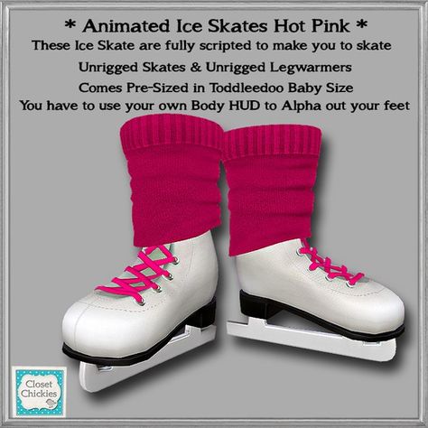 Ice Skates, White And Red, Sims Cc, Baby Size, Ice Skating, Second Life, Skate Shoes, Sims 4