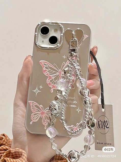 Android Cases Aesthetic, Iphone 8 Covers Aesthetic, Iphone Xs Phone Cases Aesthetic, Phone Case Douyin, Aesthetic Phone Case With Chain, Sparkly Phone Cases, Photo Iphone Case, Star Phone Case, Y2k Outfit Ideas