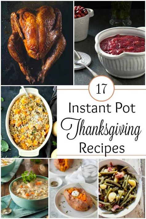 These Instant Pot Thanksgiving Recipes are your ticket to holiday sanity! Since oven space is always at a premium for the big feast, this year, get a little creative and use that electric slow cooker to save room in your jam-crammed oven. Total lifesaver! #instantpot #healthythanksgiving #instantpoteats #healthyThanksgivingrecipe #instantpotrecipe #Thanksgivingrecipes #pressurecookerrecipe #Thanksgivingideas #pressurecooker #holidayrecipes #easyThanksgivingrecipe | www.TwoHealthyKitchens.com Thanksgiving Instapot Recipes, Instant Pot Thanksgiving Recipes Sides, Chef Iq Recipes, Thanksgiving Recipes Instant Pot, Instant Pot Recipes Thanksgiving, Instant Pot Holiday Recipes, Thanksgiving Instant Pot Recipes, Instapot Thanksgiving, Fall Instant Pot Recipes