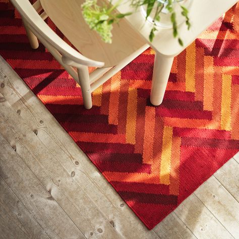 Stockholm 2017, Ikea Canada, Vinyl Wood Flooring, Ikea Stockholm, Ikea Rug, Zigzag Pattern, Flat Woven Rug, Ikea Family, Zig Zag Pattern