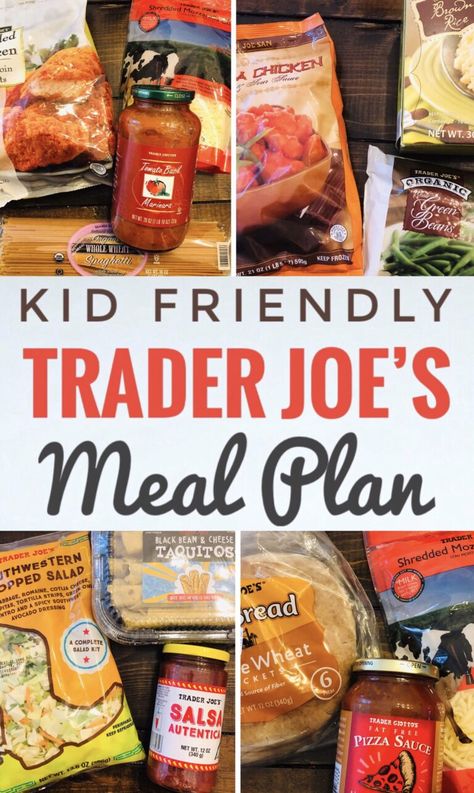 Trader Joes Recipes Dinner, Trader Joes Meal Planning, Trader Joes Recipes Healthy, Trader Joes Shopping List, Dinner Kids, Easy Kid Friendly Dinners, Meals For Kids, Trader Joes Food, Joe Recipe