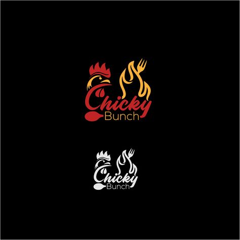 Fried Chicken Logo Design Idea, Chicken Logo Ideas, Chicken Logo Design, Chicken Restaurant Logos, Resturant Logo, Restaurant Chicken, Chicken Brands, Resturant Design, Chicken Logo