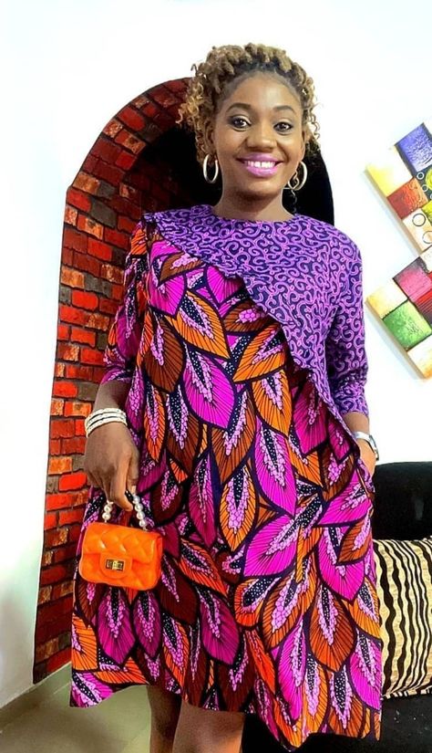 Maternity Ankara Dresses, Purple Ankara, Ankara Kaftan, African Fabric Dress, African Print Dress Ankara, African Dresses For Kids, Short African Dresses, Best African Dresses, African Fashion Skirts