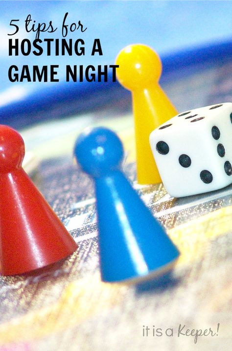 5 Tips for Hosting Game Night - It Is a Keeper Games Night Ideas, Hosting Game Night, Large Games, Game Night Decorations, Camping Party Games, Games For Ladies Night, Indoor Games For Adults, Indoor Camping Party, Couples Games