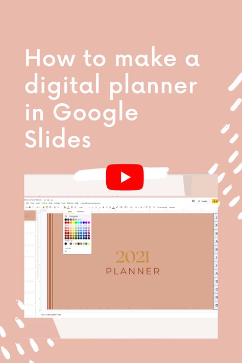 Make your own digital planner for free in Google Slides. Freebie included How To Make A Digital Planner In Google Slides, Google Slides Planner Template, Google Planner Template, Google Slides Planner, Make Your Own Digital Planner, Computer Works, Digital Notes, Planner Writing, Ipad Tutorials