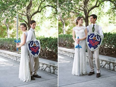 Legend Of Zelda Wedding Theme, Legend Of Zelda Wedding, Zelda Wedding, Cosplay Wedding, Gamer Wedding, Nerd Wedding, Geeky Wedding, Nerdy Wedding, Zelda Cosplay