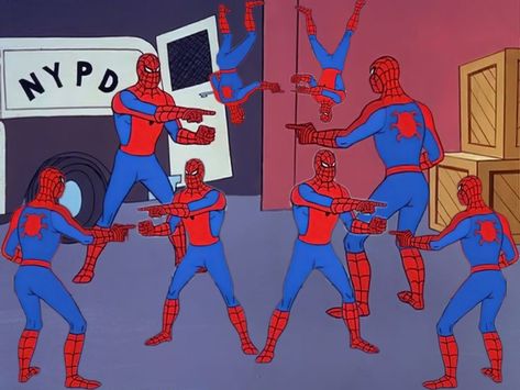 Spiderman Pointing At Himself, Spider Man Memes Funny, 3 Spiderman Pointing, Spiderman Pointing, Meme Spiderman, Spider Man Meme, Spider Meme, Spiderman Meme, Aju Nice