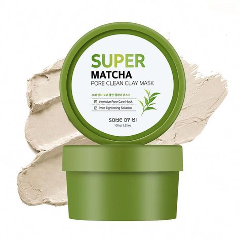 SOME BY MI Super Matcha Pore Clean Clay Mask is an all-in-one mask to help solve all your blackheads, whiteheads, oiliness and enlarged pores troubles. Shop the best Korean beauty & skincare at Nudie Glow Australia. Shop COSRX, Laneige, Benton, Skinfood, Heimish, Neogen, Innisfree, Klairs, Wishtrend, Banila Co & more! Super Matcha, Pore Mask, Skin Care Masks, Some By Mi, Cleansing Mask, Raspberry Ketones, Matcha Powder, Enlarged Pores, Clean Pores