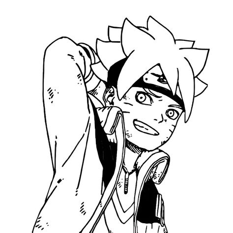 Boruto Uzumaki Manga, Boruto Manga Icon, Uzumaki Manga, Baruto Manga, Boruto Manga, Manga Pfps, Colored Manga, Manga Pfp, Uzumaki Boruto