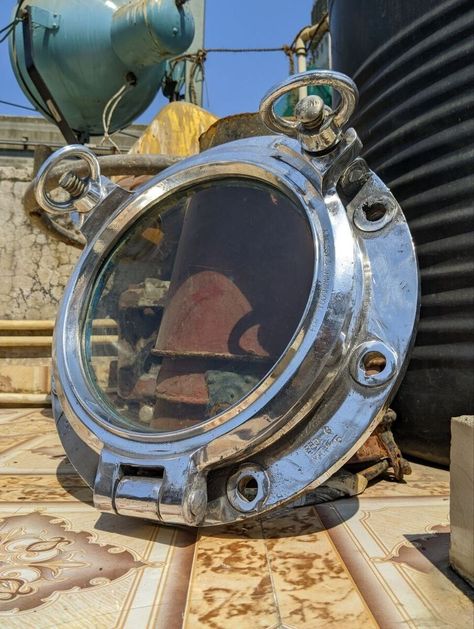 Explore these Nautical Vintage Ship Round Porthole Windows with 2 Dogs 🌊⚓ Perfect for adding a touch of maritime charm to your space! #NauticalDecor #Vintage #PortholeWindow #Aluminum #InteriorDesign #porthole #portholewindow #shipwindow #nauticalporthole #vintageporthole #antiqueporthole #aluminum #industrialmaterial #vintage #vintagefinds #antiques #antiquelove #vintagelove #nautical #oceanlife #ocean #sea #shiplife #boating #maritime #eBay #NauticalTreasury https://ebay.us/UZxISN Camp House, Vintage Ship, Nautical Vintage, Porthole Window, 2 Dogs, Vintage Interior, Dog Signs, Nautical Decor, Vintage Love