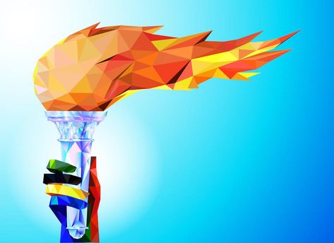 Olympic Flame, Olympic Party, Olympic Torch, Summer Olympic Games, Paralympic Games, Olympic Sports, Tokyo Olympics, Summer Games, Geometric Triangle