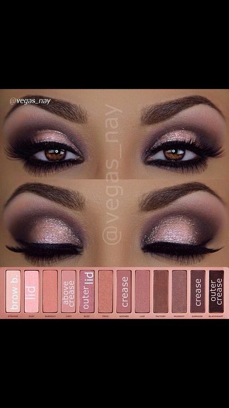 Love the color palette, but could do without the sparkles, or the lower eyes. Love the arch in the eyes, the blending out to the eyebrows for coloring and the overall shape of the lid. Party Makeup Brown Eyes, Best Drugstore Eyeshadow, Drugstore Eyeshadow Palette, Drugstore Eyeshadow, Matte Make Up, Make Up Designs, Maquillage On Fleek, Smink Inspiration, Eye Makeup Steps