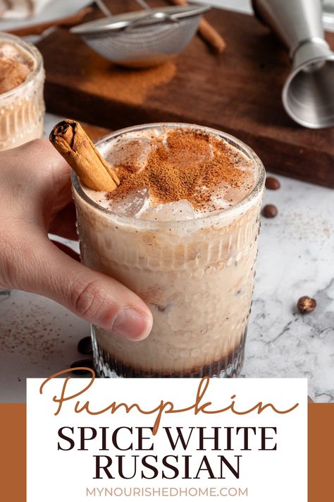 Fall just got cozier with this Pumpkin Spice White Russian! A seasonal twist on the classic cocktail, it’s creamy, smooth, and packed with warm pumpkin spices. If you love White Russians, this version will quickly become your new favorite! Perfect for cozy nights or fall celebrations, it’s an easy drink to make in just minutes. Pumpkin Spice White Russian, Easy Drinks To Make, Pumpkin Spices, White Russian, Easy Drinks, Easy Family Recipes, Classic Cocktail, Easy Family Meals, Classic Cocktails