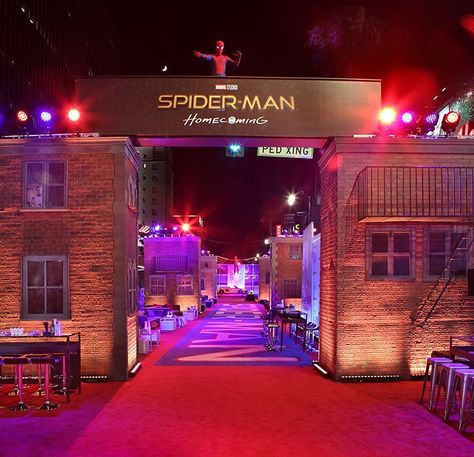 Homecoming Hallways, Hawthorne California, Homecoming Themes, New York Theme, Spider Man Homecoming, Pre Party, Event Production, Spiderman Homecoming, Movie Themes