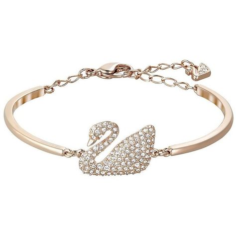 Swarovski Swan Crystal Bangle Bracelet ($149) ❤ liked on Polyvore featuring jewelry, bracelets, gold, swarovski jewellery, swarovski crystal bangle, crystal bangle bracelet, swarovski jewelry and swarovski crystal bangle bracelet Swan Jewelry, Pave Bangle, Swarovski Swan, Pave Jewelry, Beautiful Swan, Swarovski Crystal Jewelry, Brown Jewelry, Swarovski Bracelet, Earrings For Sale