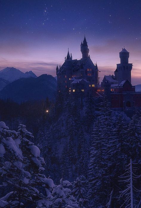 Dark Castle, Stunning Scenery, Castle Mansion, Castle Aesthetic, Neuschwanstein Castle, Fantasy Places, Aesthetic Vibes, Beautiful Castles, Fantasy Aesthetic